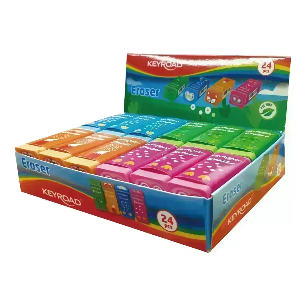 Borrador, Animal-Square, Caja x 24 Unds. 