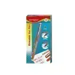 Bolígrafos, Gel Roller Borrable, Rojo, Caja x 12 Unds.