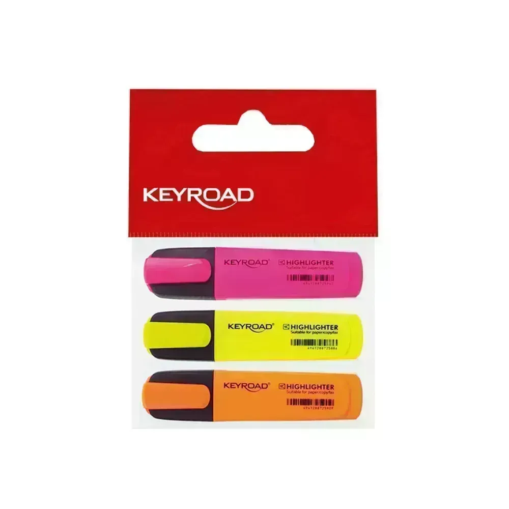 Resaltador, Highlighter, Col Surt, Blister x 3 Und