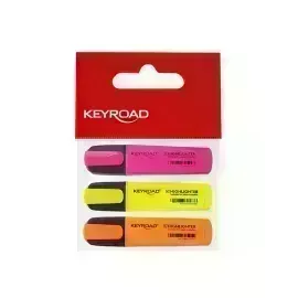 Resaltador, Highlighter, Col Surt, Blister x 3 Und