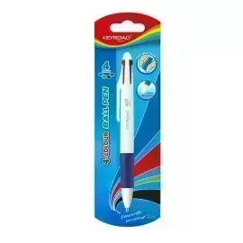 Bolígrafos, 4 in 1, cuatro colores, Blister x 1 Und.