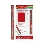 Bolígrafo, Gel 0.5 mm, Rojo, Caja x 12 Unds. 