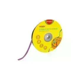 Cinta Satinada, 7mm x 25 Yardas, Rollo, Morado