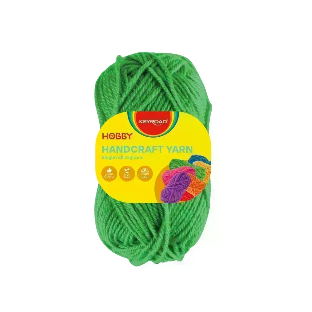 Ovillo de Lana Escolar, Rollo x 25 gramos, Verde Claro