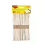 Palitos de Madera, Color Natural, 150 mm x 18 mm x 2 mm, Bolsa x 50 pzas. 