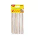 Palitos de Madera Delgados, Color Natural, 140 mm x 5 mm x 1 mm, Bolsa x 50 pzas. 