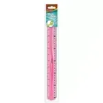 Regla Plástica, Flexible, 30 cm., (cm y pulg), Pack x 1 Und.