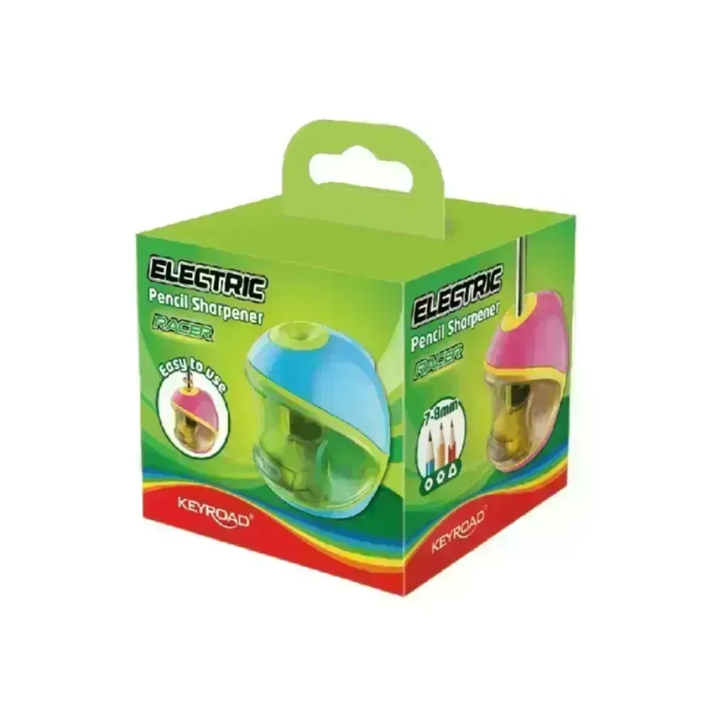 Sacapuntas, Eléctrico, 1 Hueco con Depósito, 1 Und.