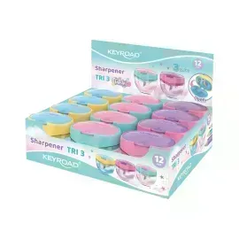 Sacap., 3 Huecos y Depósito, Tri 3 - Jumbo Pastel, Exh x 12 Und.