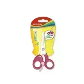 Tijera, Escolar, 5", Pta, Redonda, For Kids - menor esfuerzo, Blister x 1 Und.