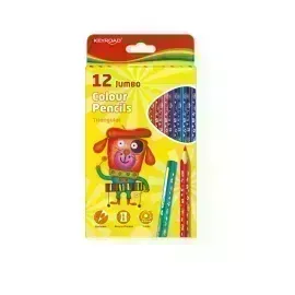 Lápices de Color, Jumbo Triangulares, Caja x 12 Colores