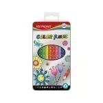 Lápices de Color, Jumbo Triangulares, Caja de Metal x 12 Colores