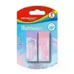 Borrador, Tec-Eraser Pastel (61x22x12 mm), Blister x 2 Unds.