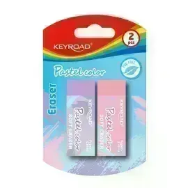 Borrador, Tec-Eraser Pastel (61x22x12 mm), Blister x 2 Unds.