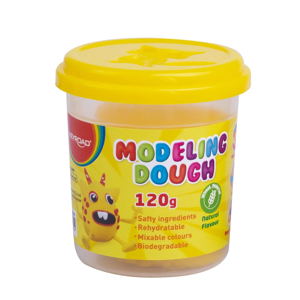 Masilla, Play Dough, Amarillo, Pote x 120 g, 1 Und. (KR-971794AM)