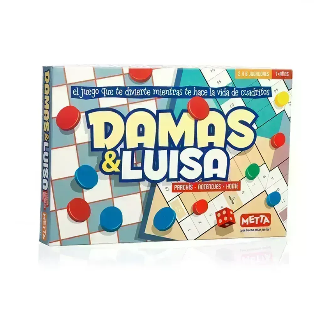 Juego Entretenimiento, Damas y Luisa, (+7 años), 1 Und.