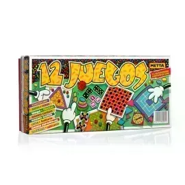 Juego Entretenimiento, 12 Juegos Surtidos, (+7 años), 1 Und.