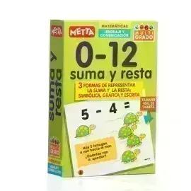 Tarjetas Educativas, Suma Resta, 78 Tarjetas, 1 Und.