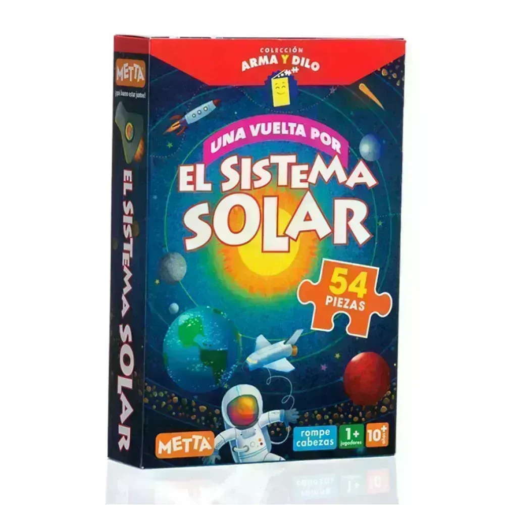 Rompecabezas, Sistema Solar, 54 piezas, (+10 años), 1 Und.