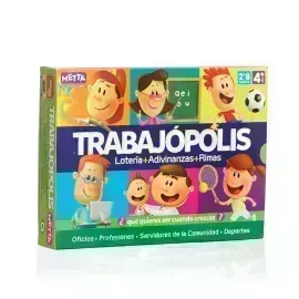 Lotería, Trabajópolis, 48 Tarjetas, (+4 años), 1 Und.
