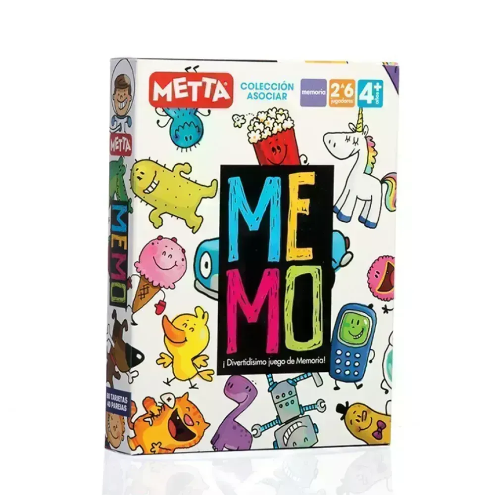 Juego Memo, 80 piezas, (+4 años), 1 Und.
