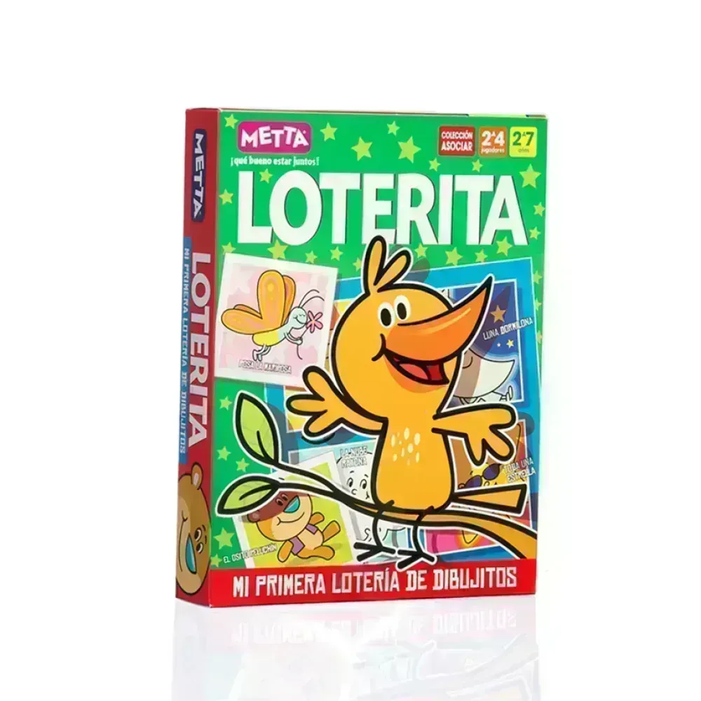 Lotería, Loterita, 16 Tarjetas, (+2 años), 1 Und. 
