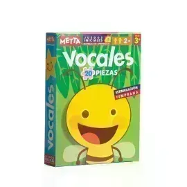 Juegos Iniciales, Vocales, 20 pzas, (+3 años), 1 Und.