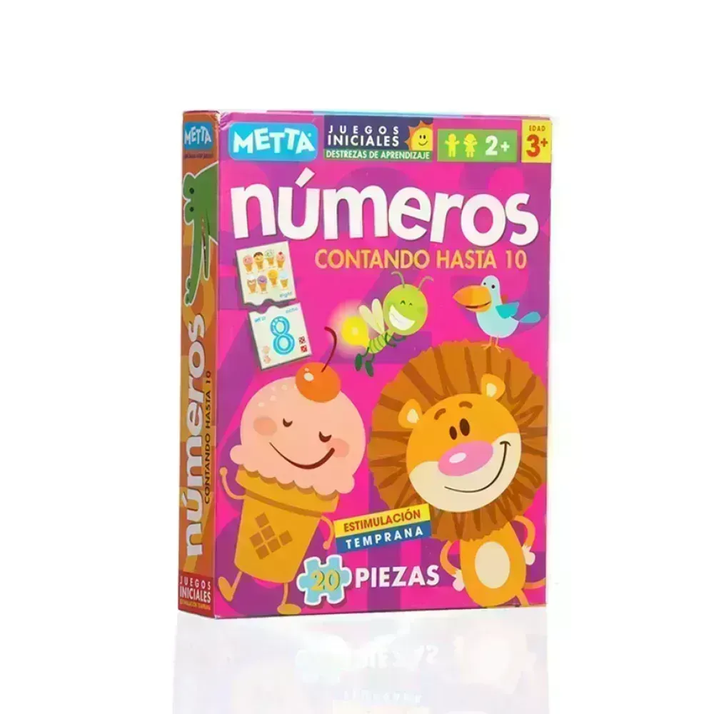 Juegos Iniciales, Números, 20 pzas, (+3 años), 1 Und.