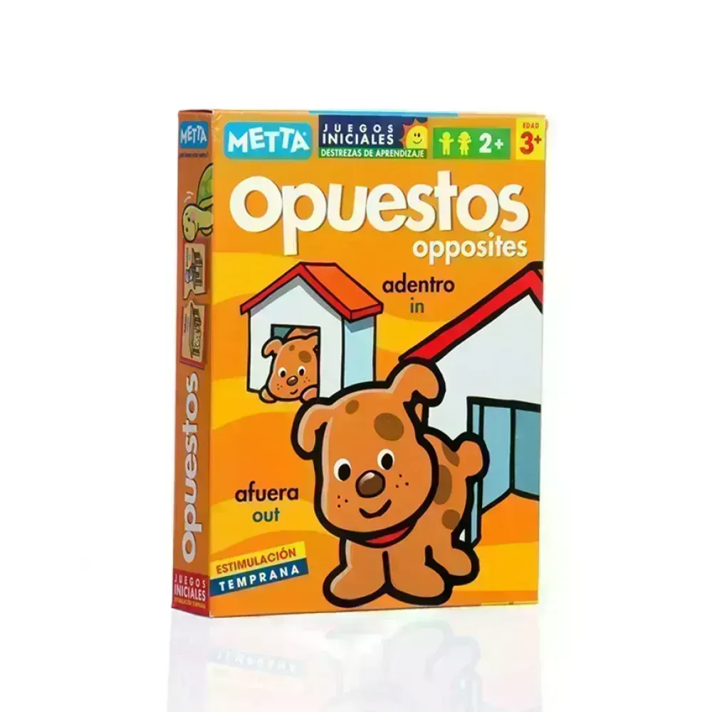 Juegos Iniciales, Opuestos, 24 pzas, (+3 años), 1 Und.