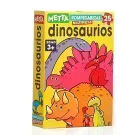 Rompecabezas, Dinosaurios, 25 piezas, (+3 años), 1 Und.
