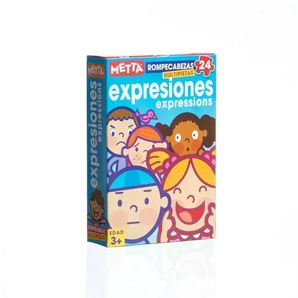 Rompecabezas, Expresiones, 24 piezas, (+3 años), 1 Und.
