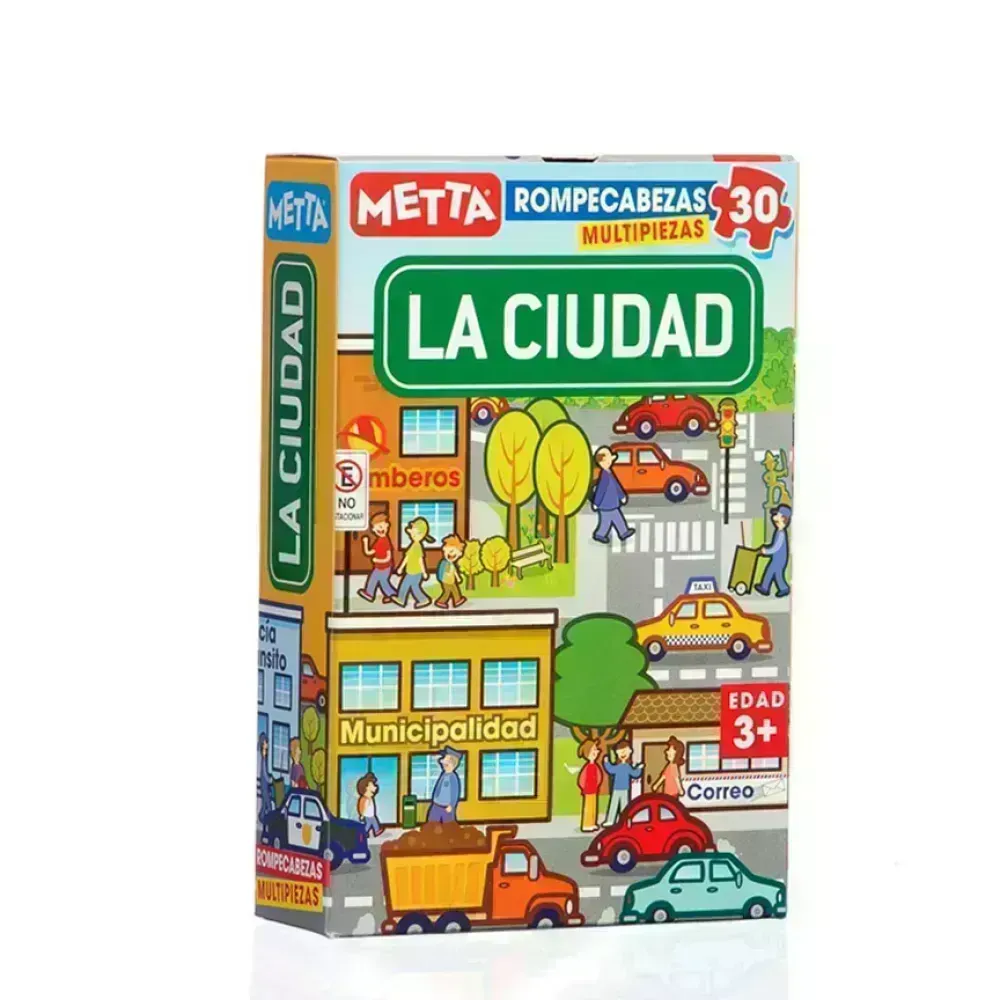 Rompecabezas, La Ciudad, 30 piezas, (+3 años), 1 Und.
