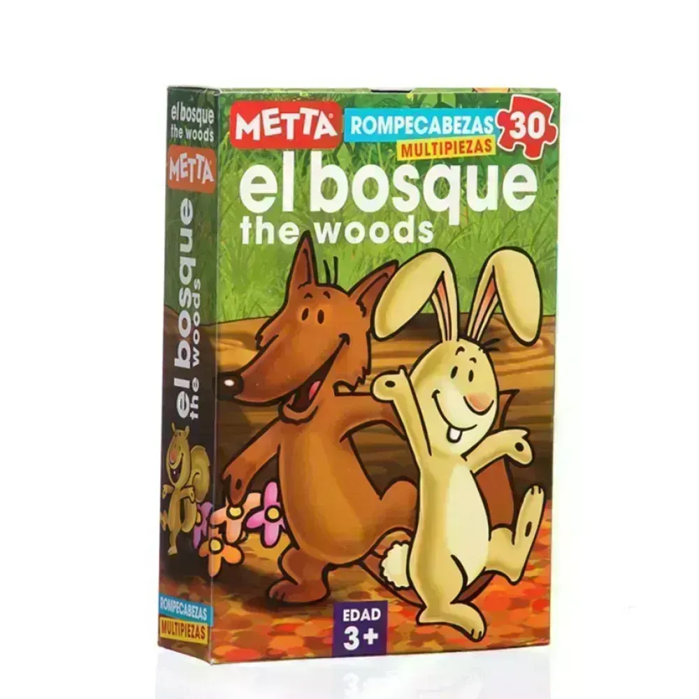 Rompecabezas, El Bosque, 30 piezas, (+3 años), 1 Und.