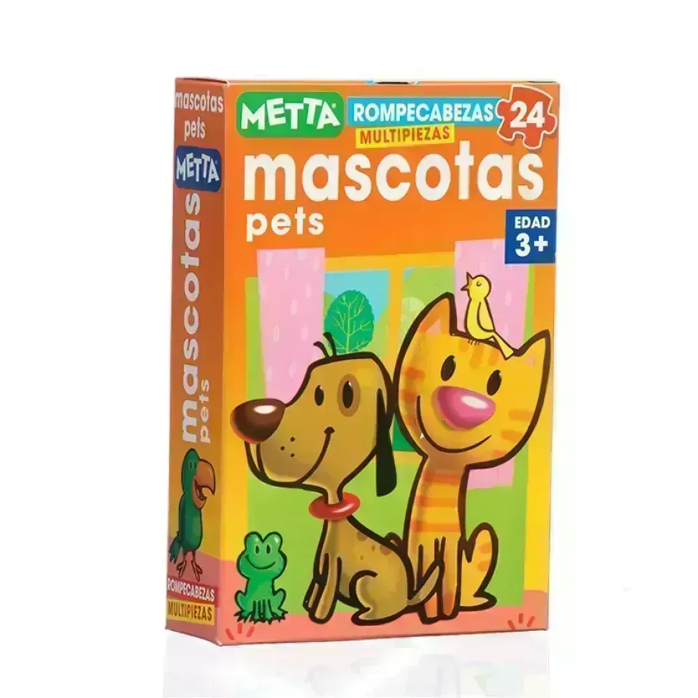 Rompecabezas, Mascotas, 25 piezas, (+3 años), 1 Und.
