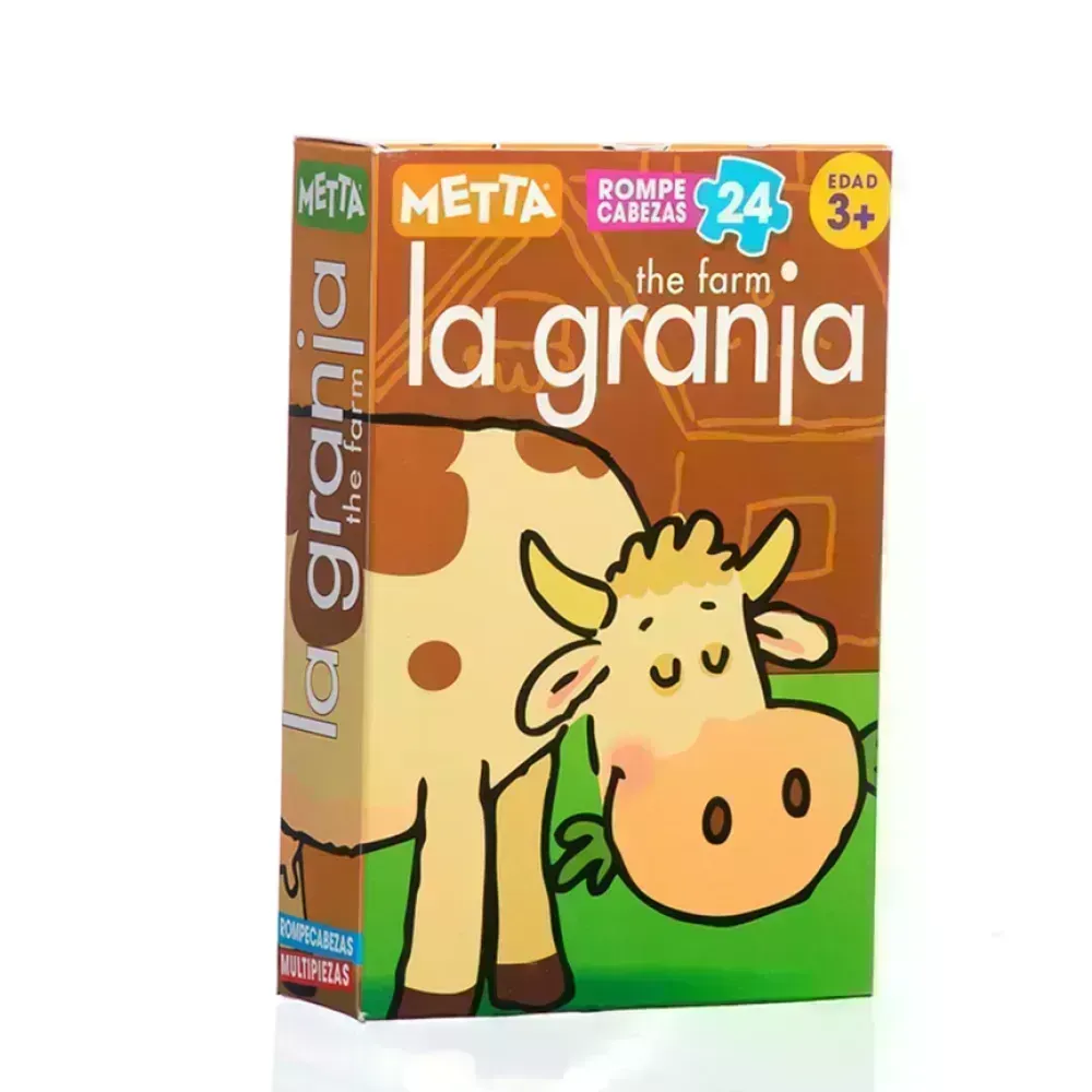 Rompecabezas, Granja, 24 piezas, (+3 años), 1 Und.
