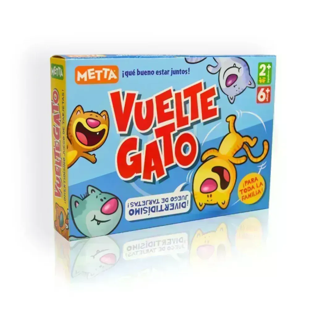 Juego Entretenimiento, Vueltegato, Juego de Tarjetas, (+6 años), 1 Und.