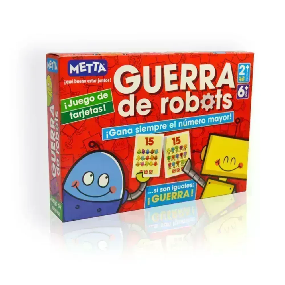 Juego Entretenimiento, Guerra de Robots, juego de Tarjetas, (+6 años), 1 Und.
