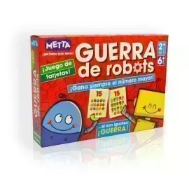 Juego Entretenimiento, Guerra de Robots, juego de Tarjetas, (+6 años), 1 Und.