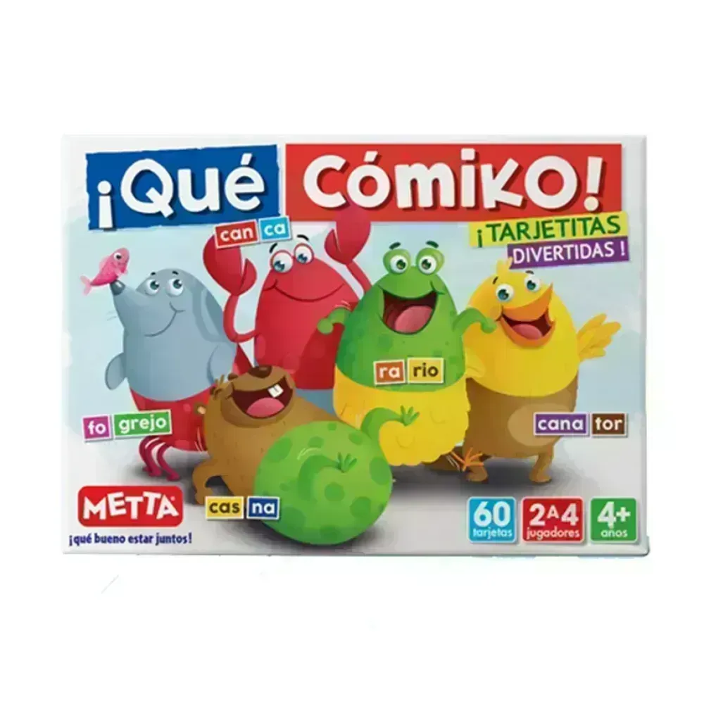 Juego Entretenimiento, Qué Comiko, (+6 años), 1 Und.