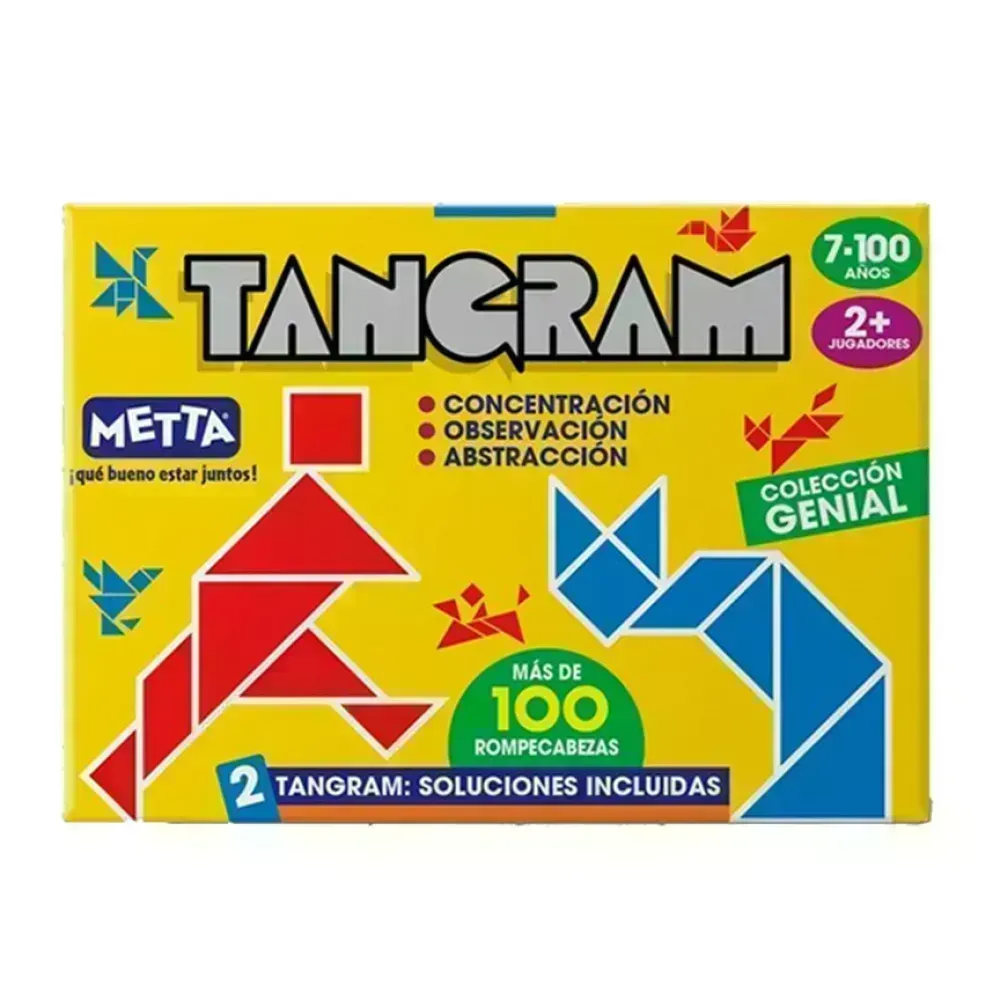 Tangram, 100 formas (+7 años), 1 Und