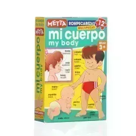 Rompecabezas Reversible, Mi Cuerpo, 12 piezas, (+3 años), 1 Und. 
