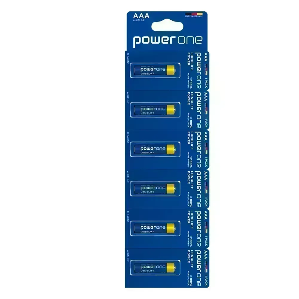 Pilas Alkalinas Power - AAA - Blister x 6 Tear Off