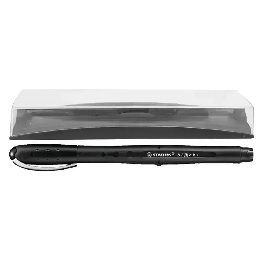 Rollerball, Bl@ck, Punta Media 0.5 mm, Negro, + Cajita de Regalo, Unidad