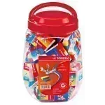 Borrador, Yippy Plas Tricolor, (40x30x10 mm), Pote x 90 Unds. 