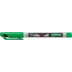 Marc. Permanente, Write-4-all, Punta Redonda, Medio M, 1.0 mm, Verde, Unidad