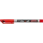 Marc. Permanente, Write-4-all, Punta Redonda, Medio M, 1.0 mm, Rojo, Unidad