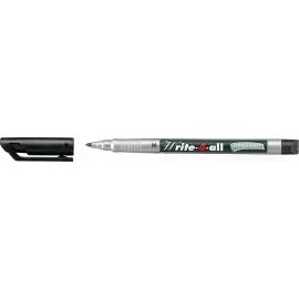 Marc. Permanente, Write-4-all, Punta Redonda, Medio M, 1.0 mm, Negro, Unidad