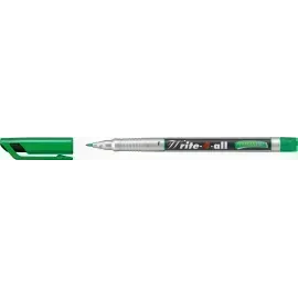 Marc. Permanente, Write-4-all, Punta Redonda, Fine F, 0.7 mm, Verde, Unidad
