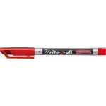 Marc. Permanente, Write-4-all, Punta Redonda, Fine F, 0.7 mm, Rojo, Unidad