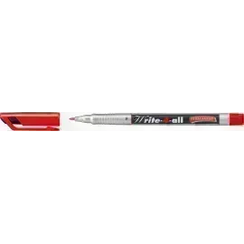 Marc. Permanente, Write-4-all, Punta Redonda, Fine F, 0.7 mm, Rojo, Unidad